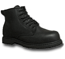 Black work boot